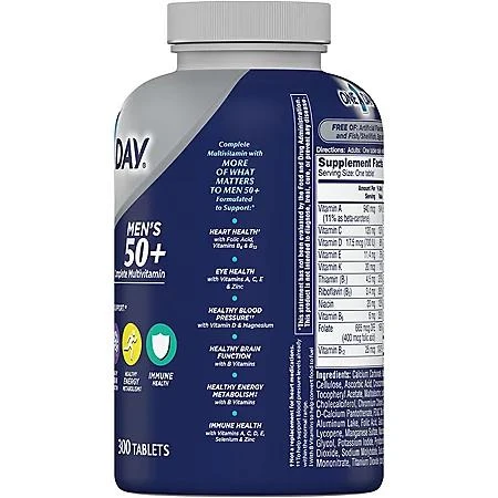 One A Day One A Day Men's 50+ Healthy Advantage Multivitamin Tablets 300 ct. 17