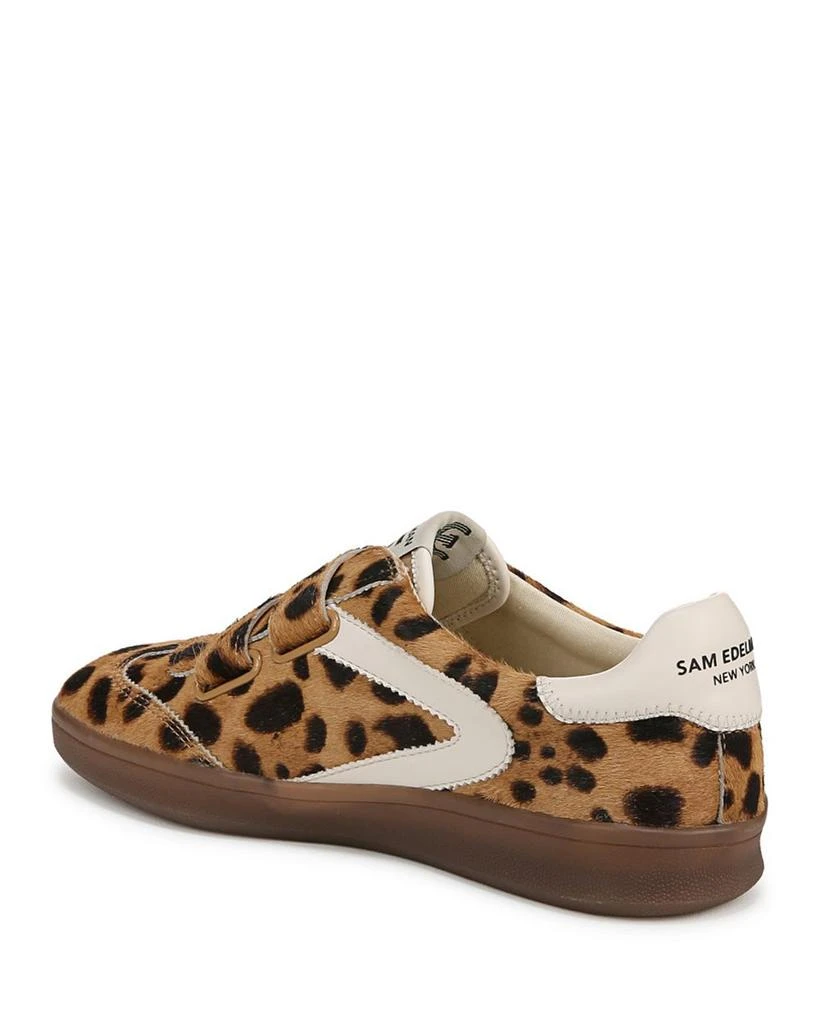 Sam Edelman Women's Talia Leopard Print Calf Hair Sneakers 5