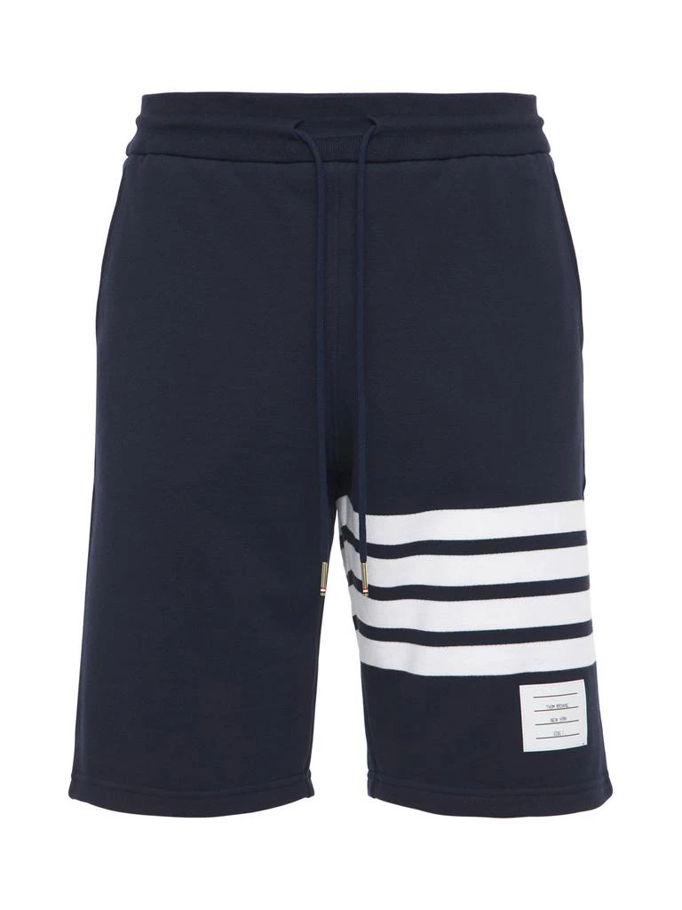 THOM BROWNE 4-bar Cotton Jersey Shorts 1