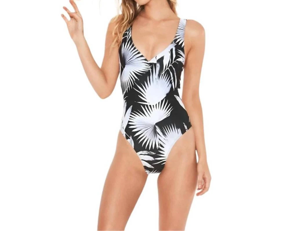 L*Space L*Space - Shadow Palm Ricki One Piece Swimsuit