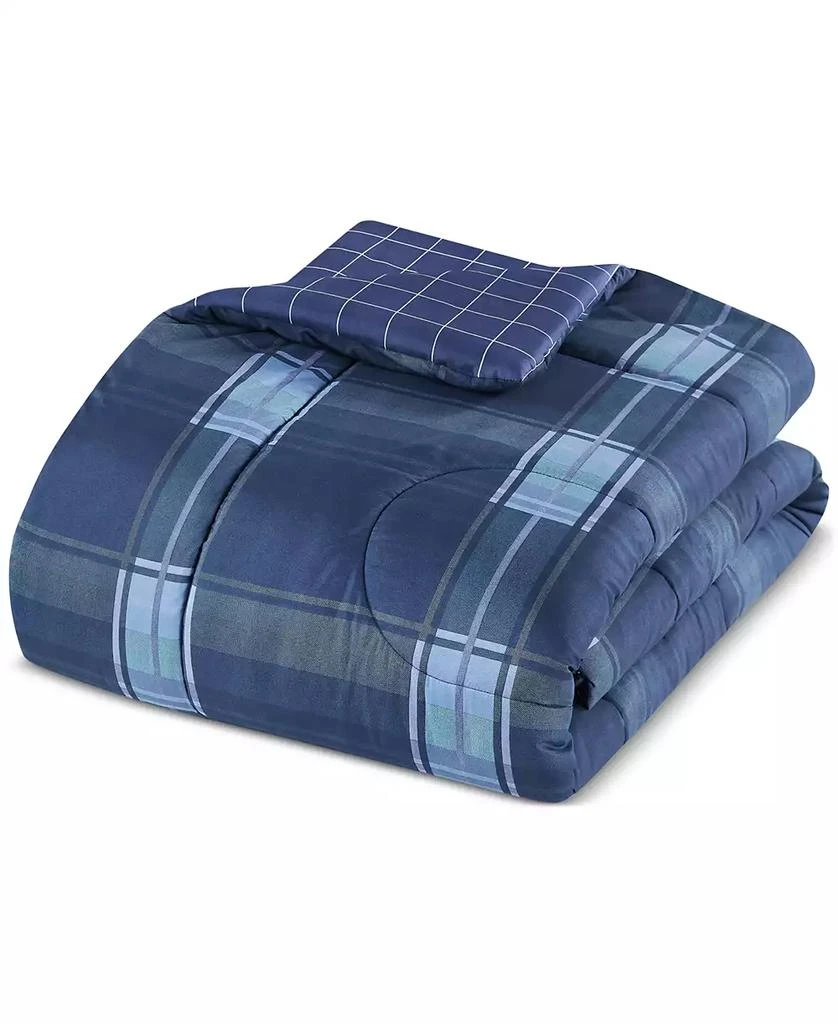 JLA Home Leo 3-Pc Reversible Plaid Comforter Set, Exclusively at Macy’s 4