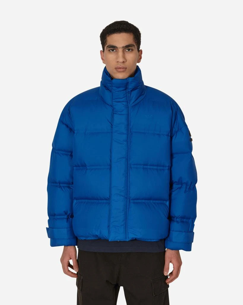 Adidas Blue Version Oversized Down Puffer Jacket Blue 1
