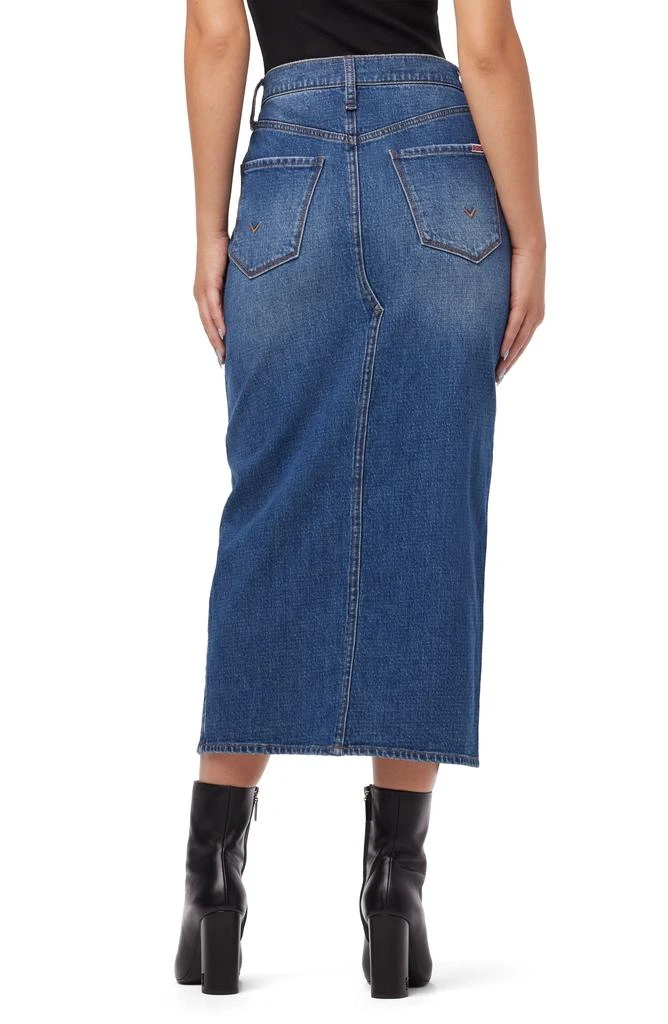 Hudson Reconstructed Denim Midi Skirt 2