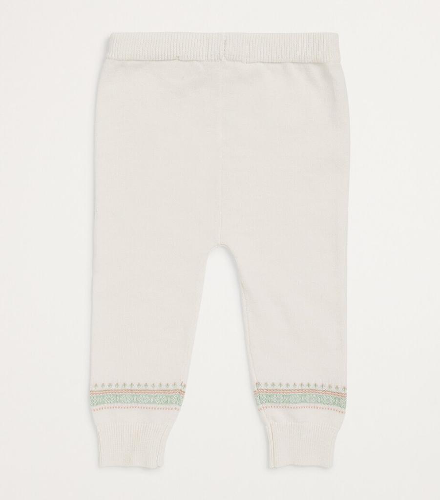 Harrods Organic Cotton Fair Isle Trousers (0-24 Months)