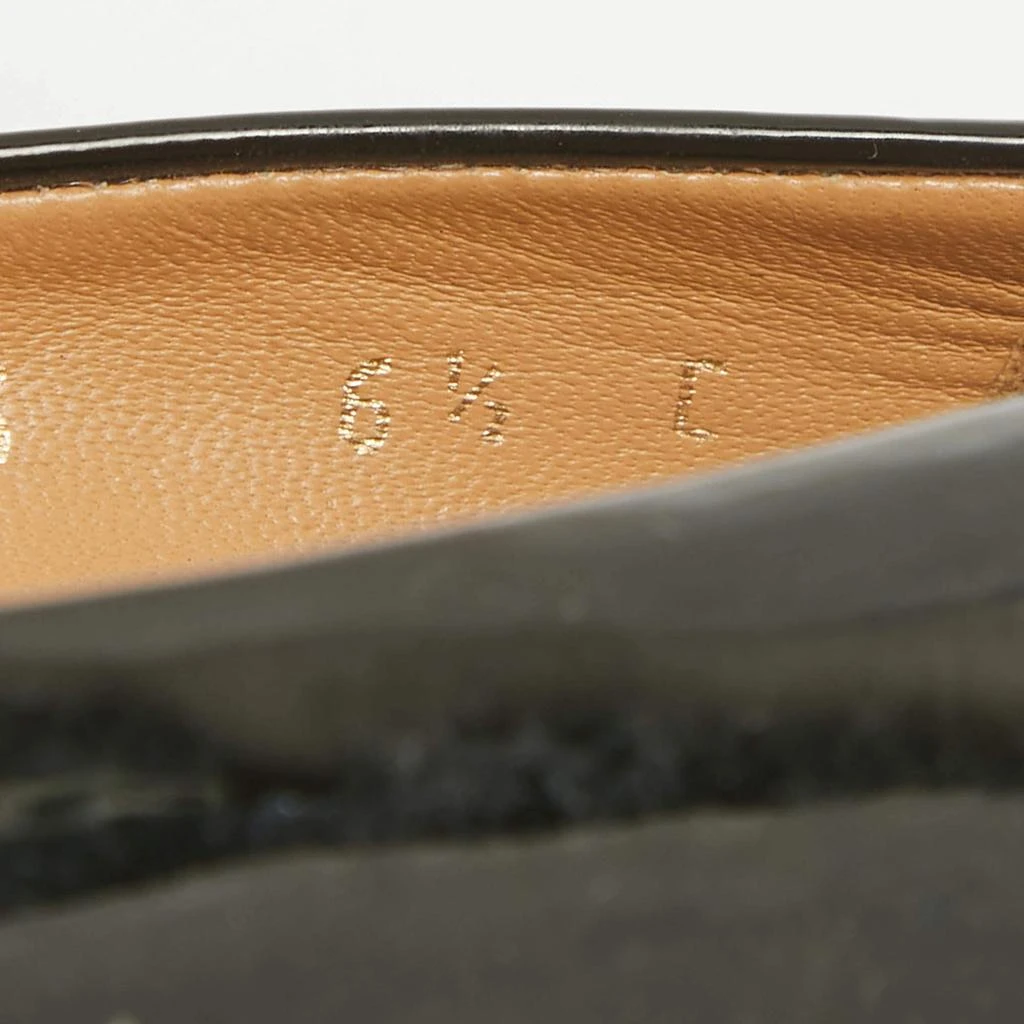 Salvatore Ferragamo Salvatore Ferragamo Black Patent Leather Vara Bow Pumps Size 37 8
