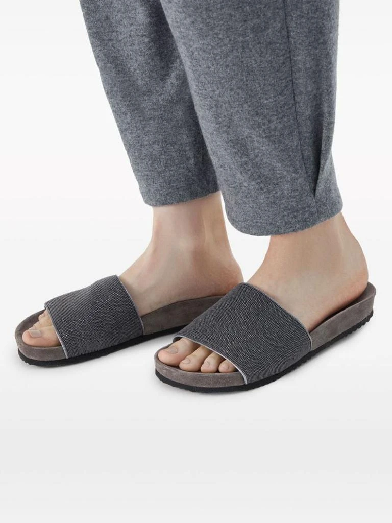 Brunello Cucinelli Brunello Cucinelli Suede Slides 2