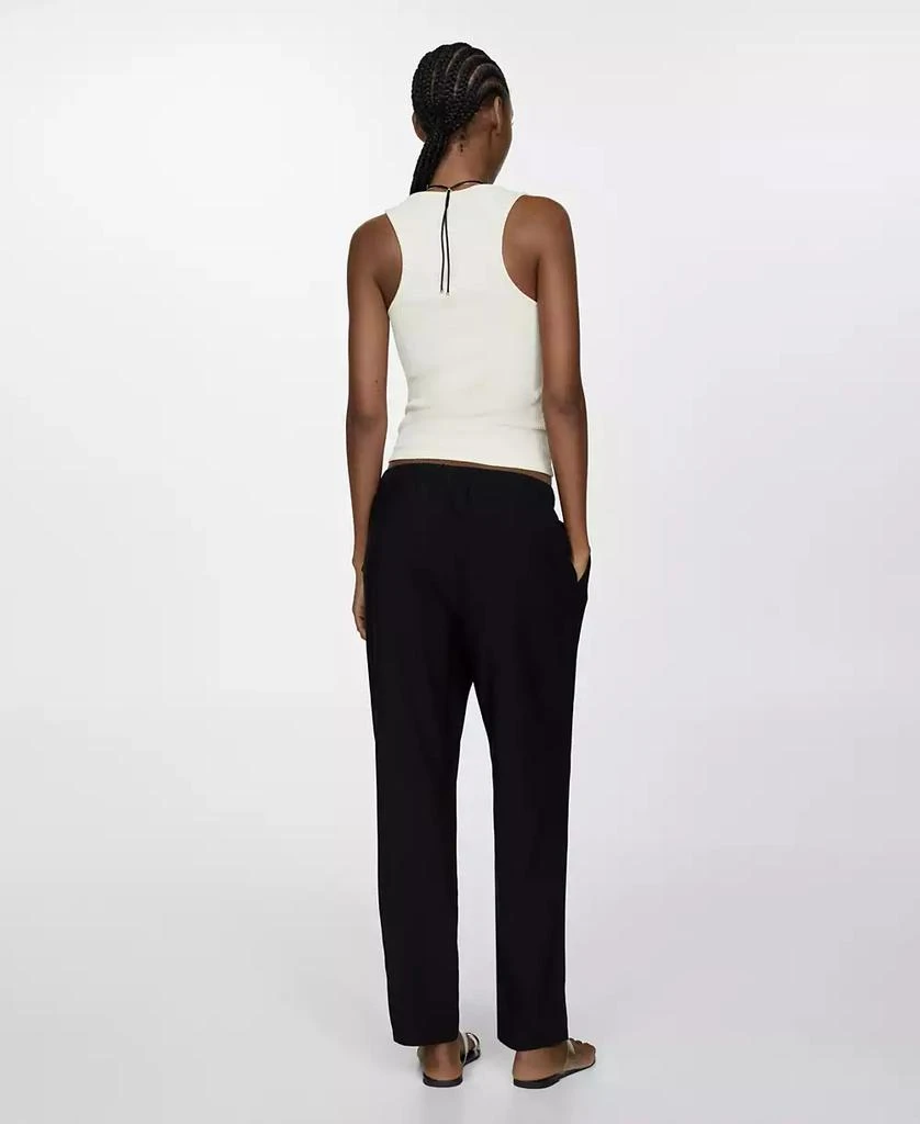 Mango Women's Drawstring Jogger Trousers 14