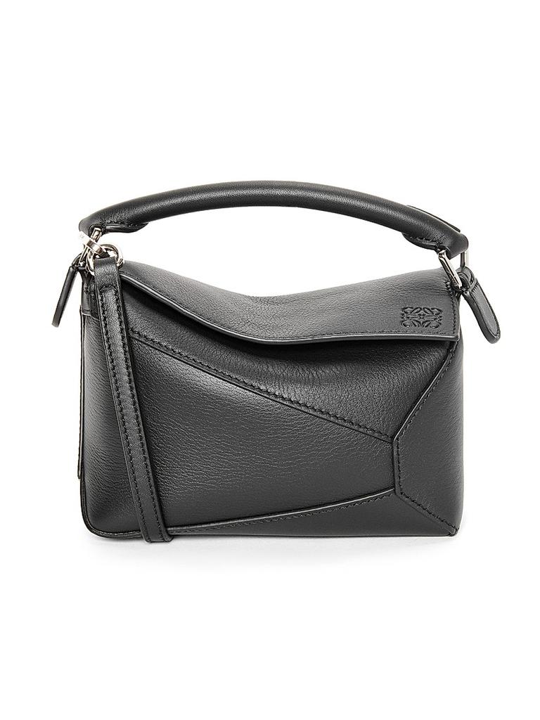 関税送料込★LOEWE*PUZZLE MINI レザー ショルダーバッグ LOEWE Mini Puzzle Leather Bag | Saks Fifth Avenue