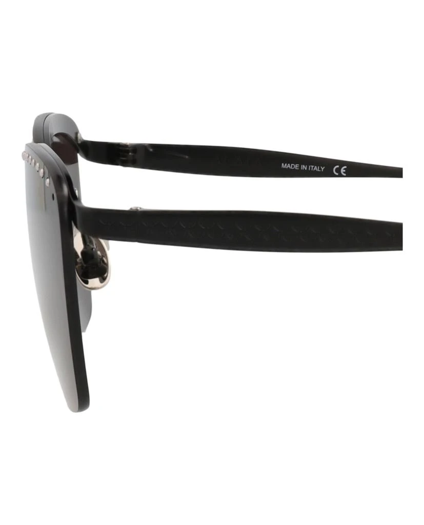 Alaia Square-Frame Metal Sunglasses 4