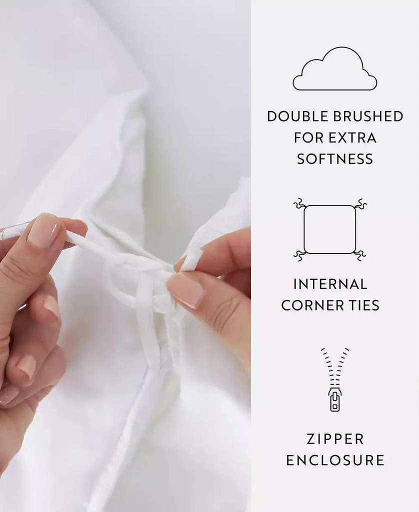 IENJOY HOME Double Brushed Solid Duvet Cover Set 2