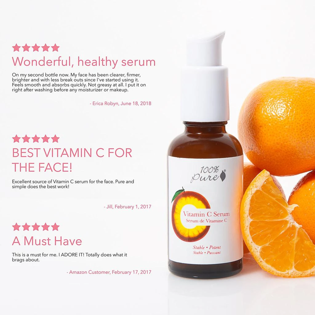 100% Pure Vitamin C Serum 9