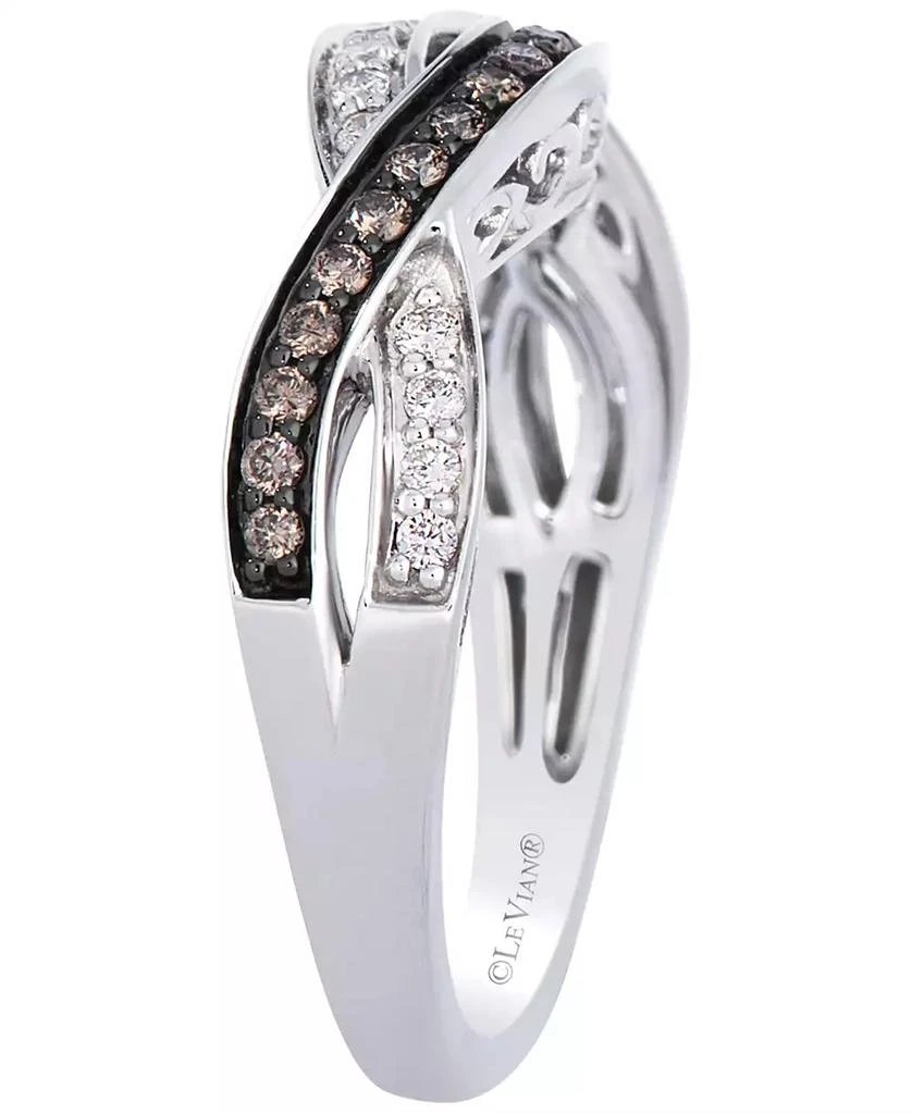 Le Vian Chocolate Diamond (0.20 ct. t.w.) 
Vanilla Diamond (0.19 ct. t.w.) Ring in 14k Vanilla Gold 2