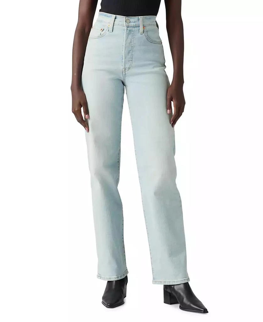 Levi's Women's Ribcage High-Rise Straight-Leg Jeans 1
