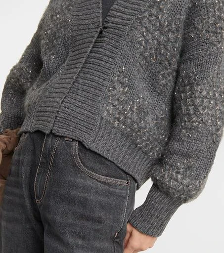 Brunello Cucinelli Wool, cashmere, and silk cardigan 5