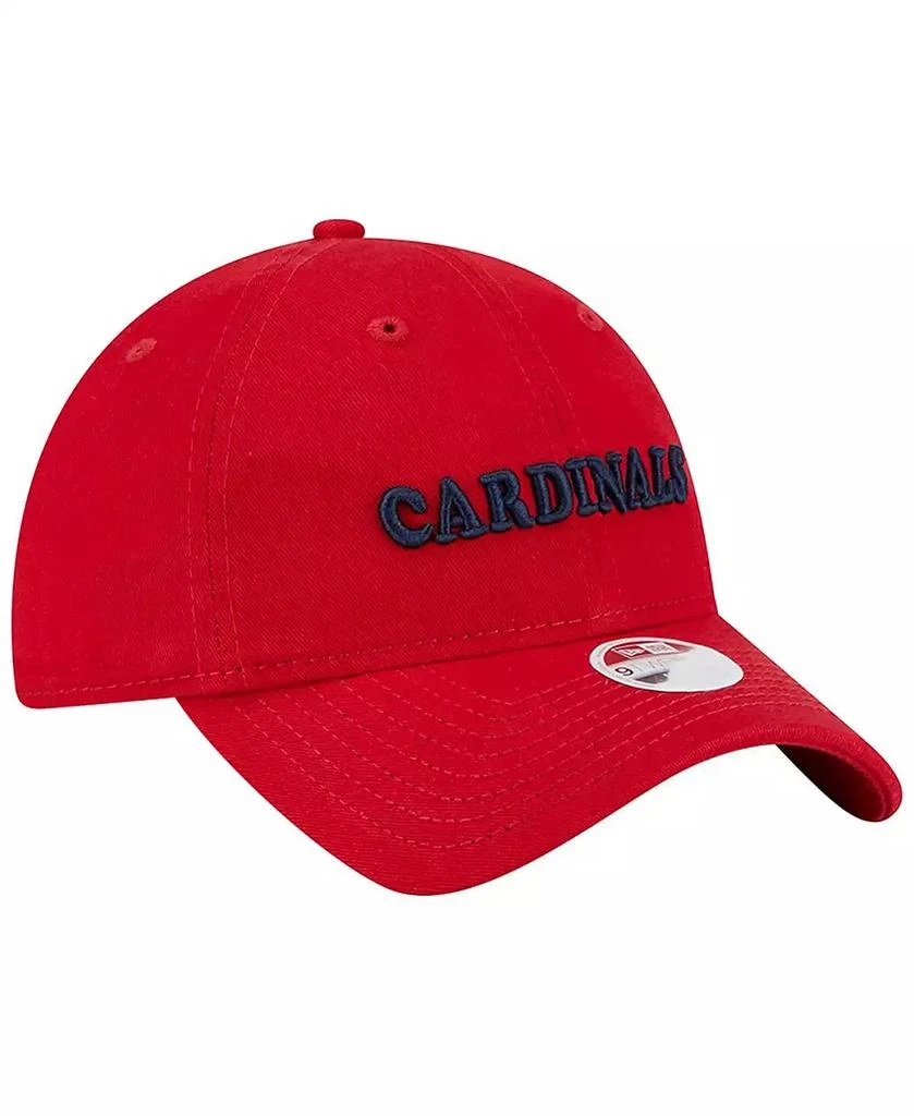New Era Women's Red St. Louis Cardinals Shoutout 9TWENTY Adjustable Hat 3