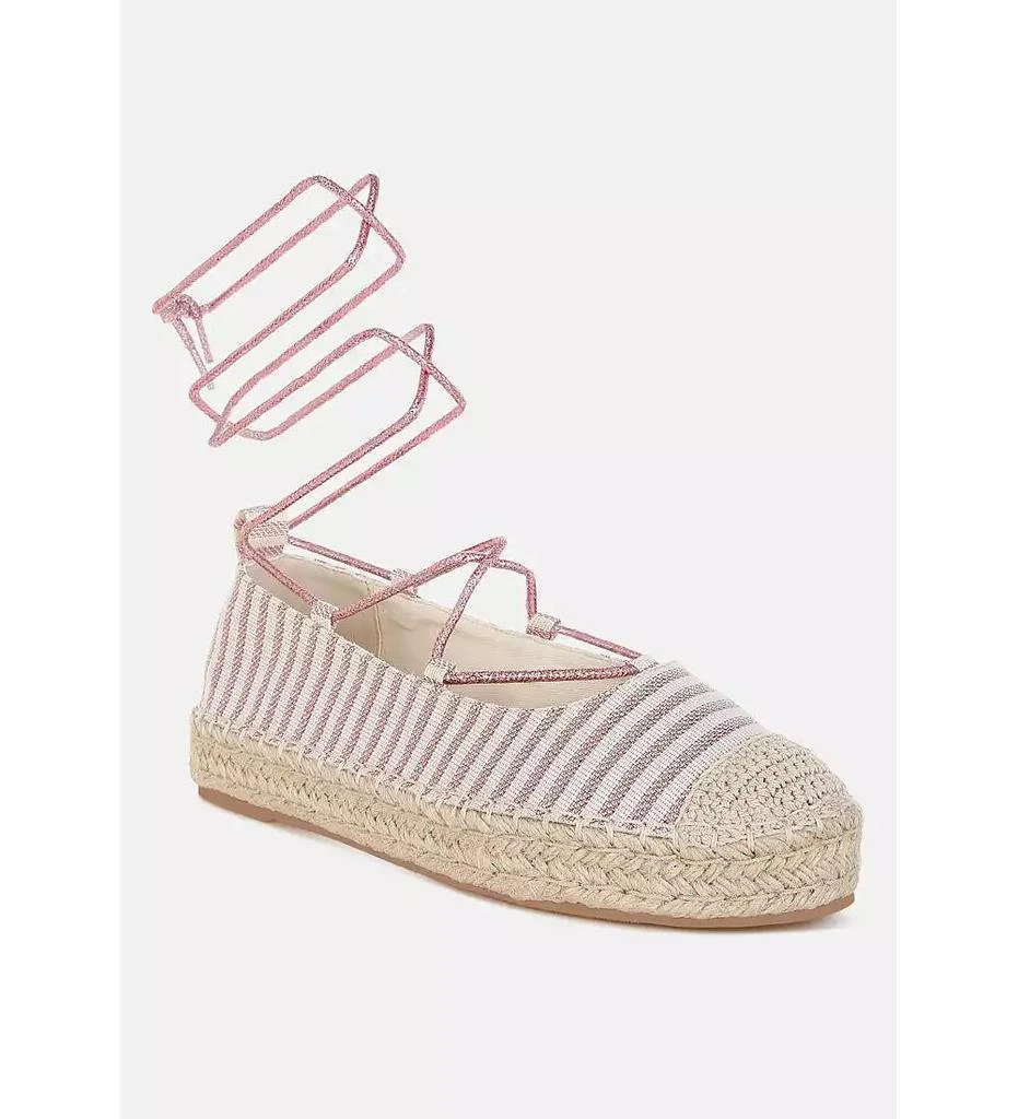 London Rag Oplin Canvas Woven Espadrilles 1