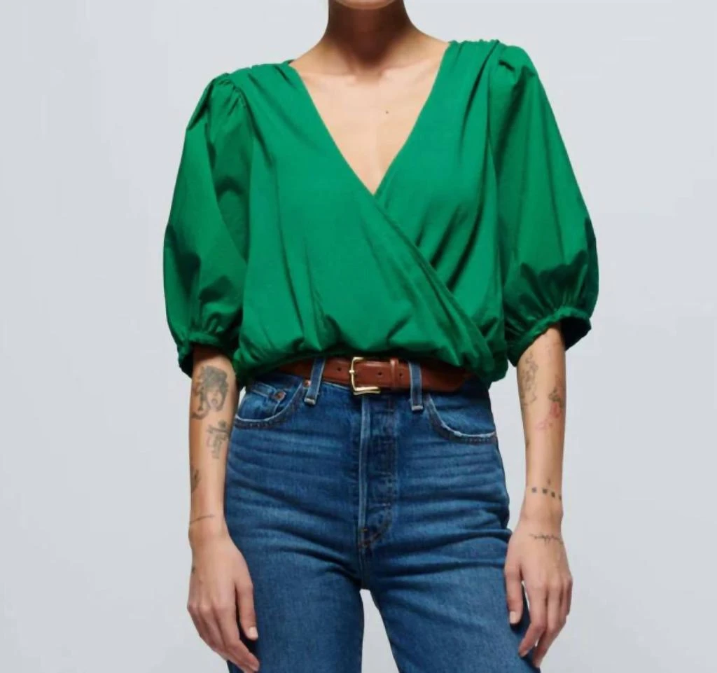 Nation LTD Nation Ltd - Charlene Bubble Hem Top 1