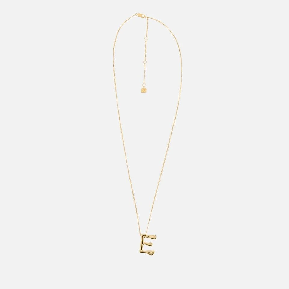 ASTRID & MIYU Astrid & Miyu Initial Bold 18K Gold-Plated Necklace 1