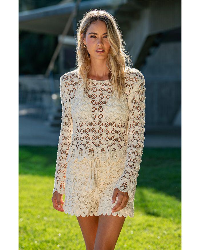 La Blanca Serenity Covers Long Sleeve Top Swim Cover-Up