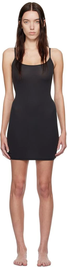 SKIMS Black Fits Everybody Slip Dress 1
