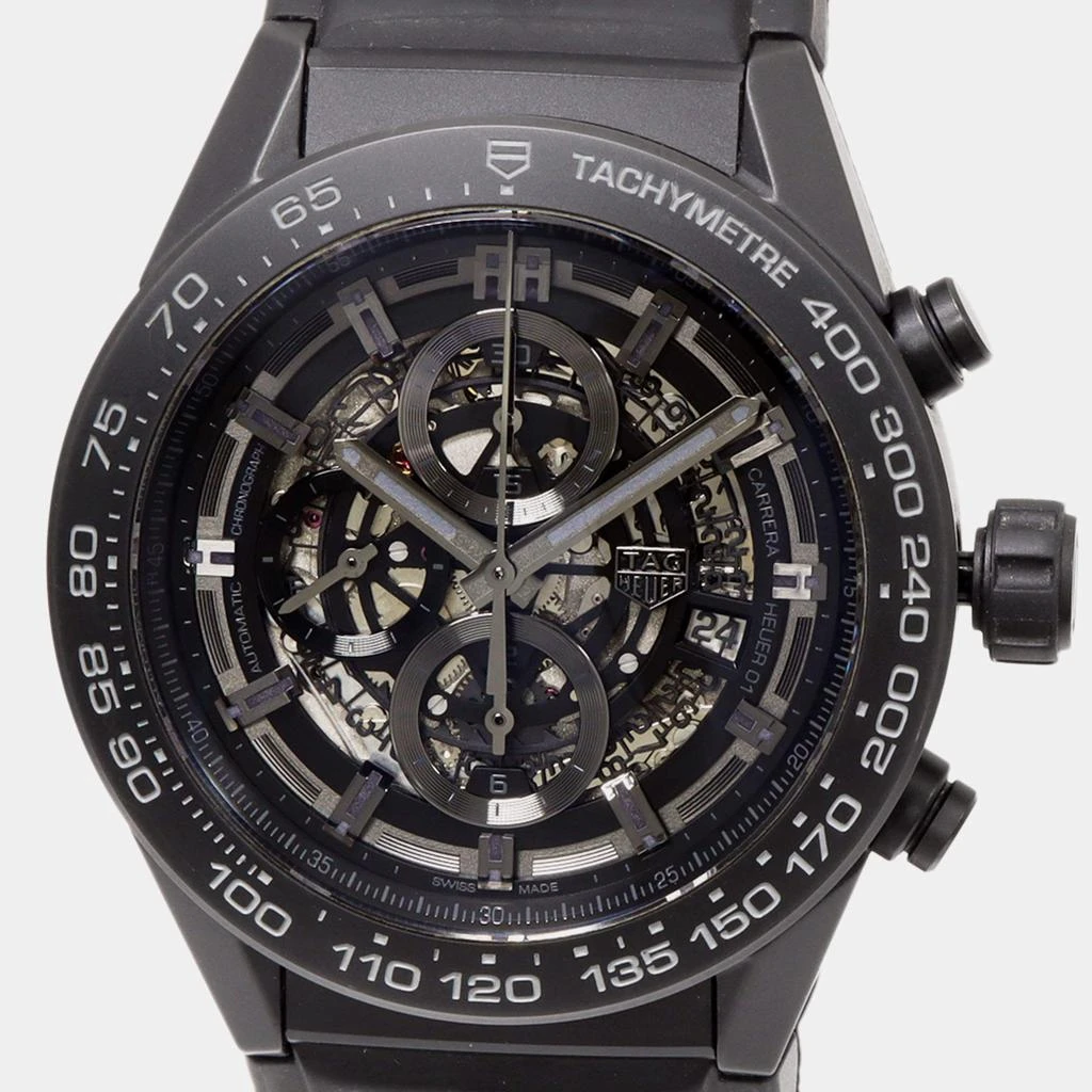 TAG Heuer Tag Heuer Black Ceramic Carrera CAR2A91 Automatic Men's Wristwatch 45 mm 1