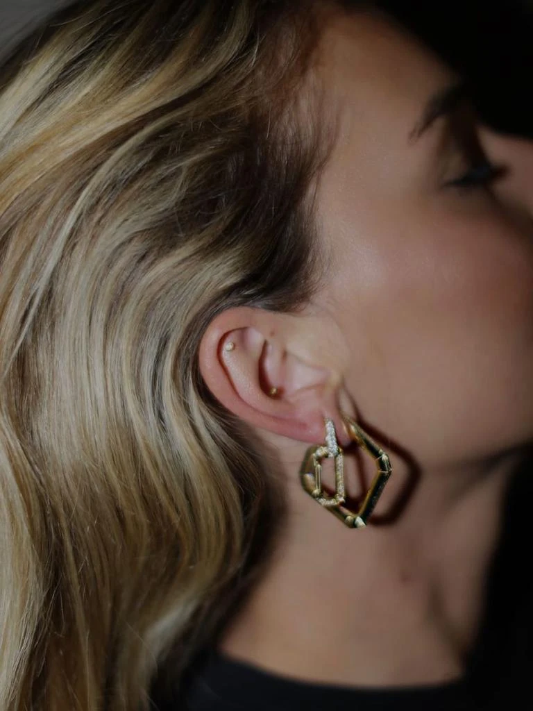 EÉRA Allegra 18kt Gold & Diamond Mono Earring 1
