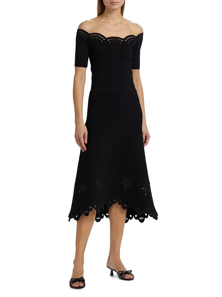 Altuzarra Posy Eyelet-Trim Off-The-Shoulder Top 2