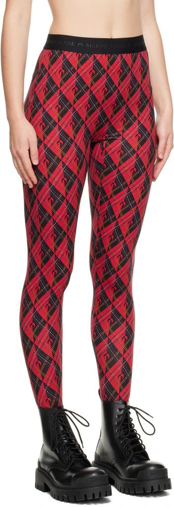MARINE SERRE Red Printed Legging 2
