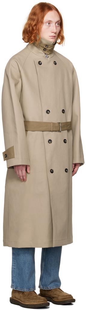 GANT 240 MULBERRY STREET Beige Oversized Trench Coat