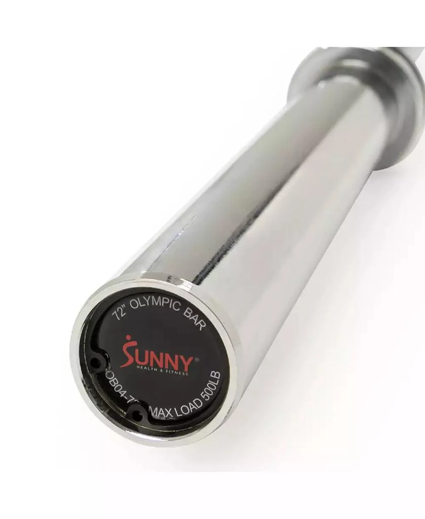 Sunny Health & Fitness 72” (6 ft) Olympic Barbell Bar 3