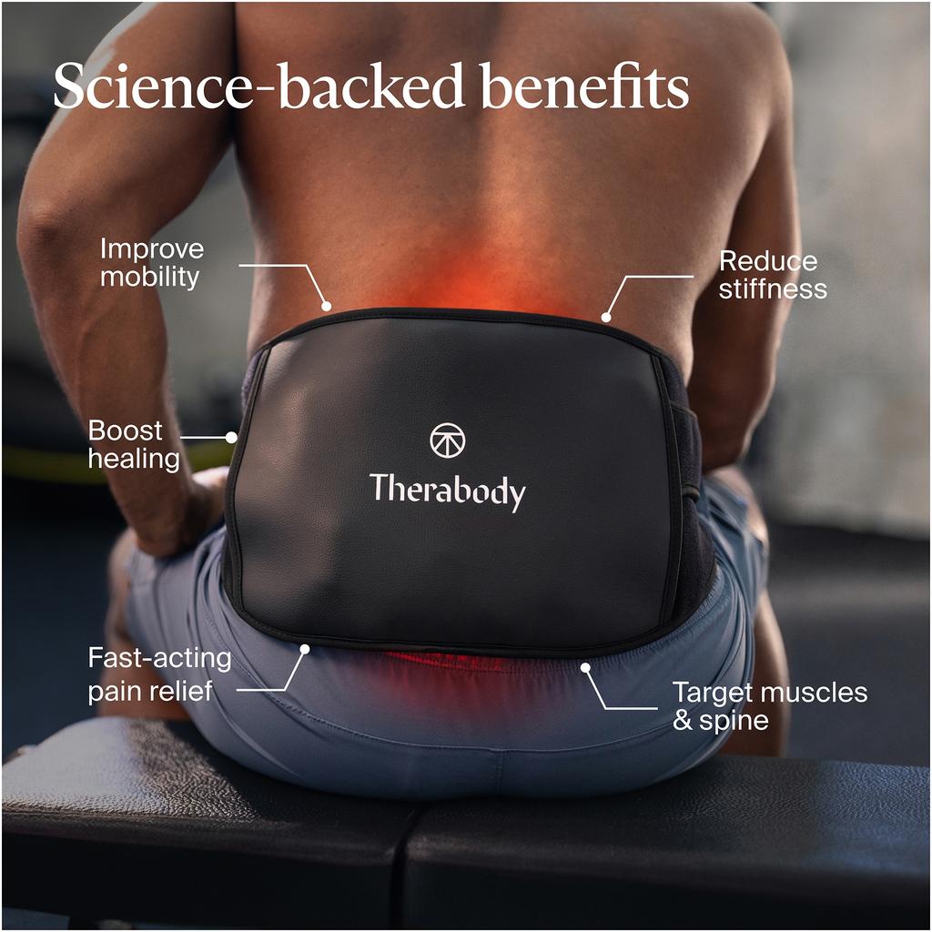 Therabody ThermBack Heat, Vibration & LED Wrap for Back Pain