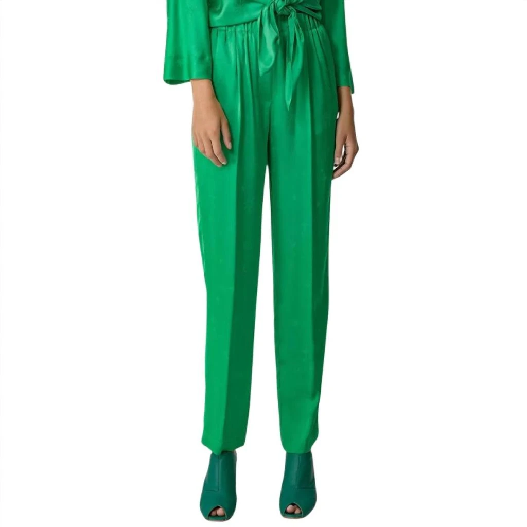 FORTE_FORTE Forte Forte - Etolie Satin Jacquard Elastic Pant