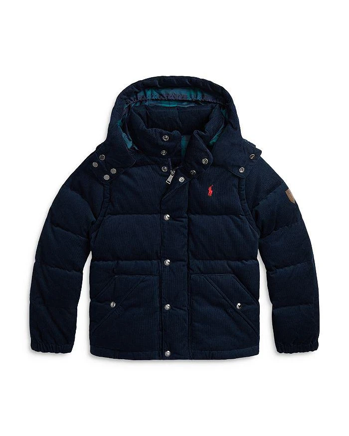 Polo Ralph Lauren Boys' Convertible Corduroy Down Jacket - Little Kid, Big Kid 1