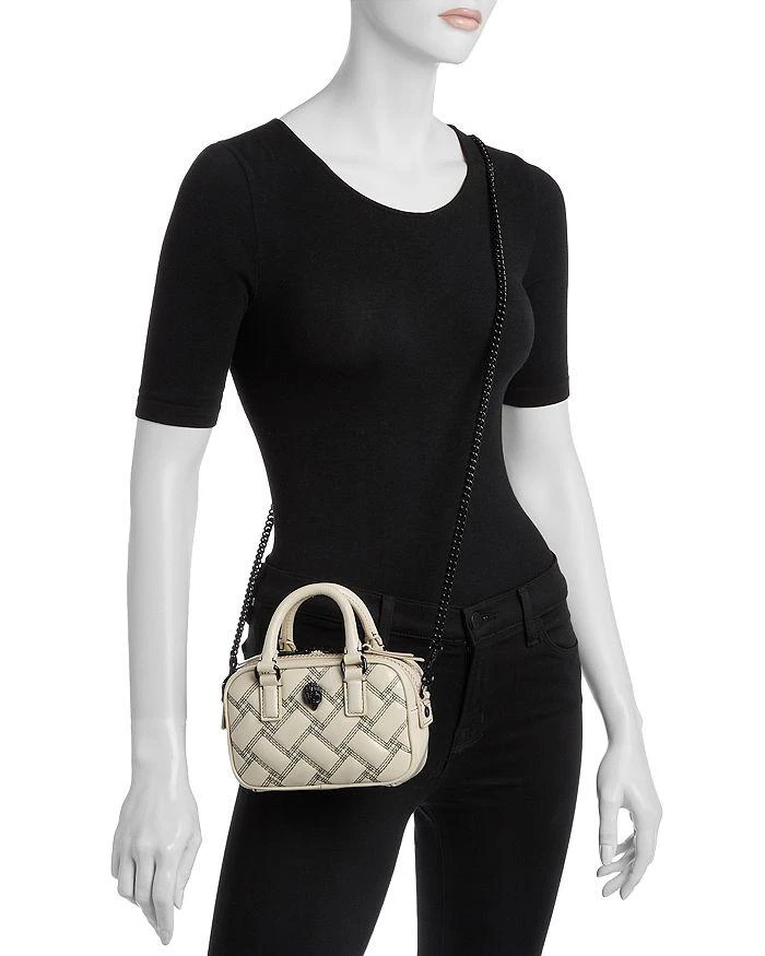 Kurt Geiger XS Kensington Quilted Leather Duffel Bag 2