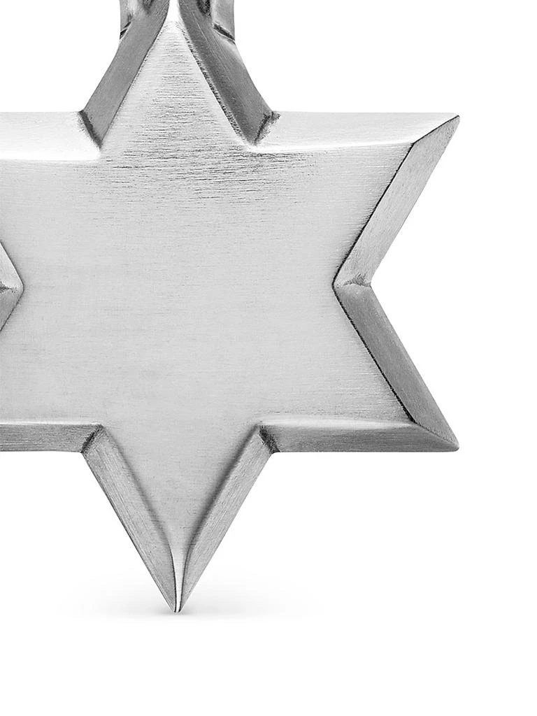 David Yurman Star of David Amulet in Sterling Silver, 34.7mm 6