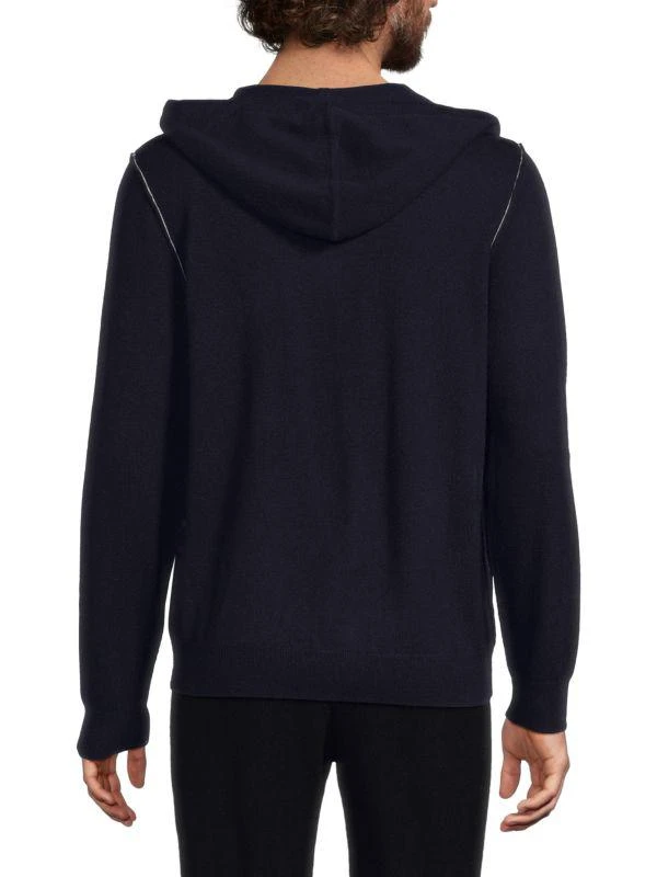 Naadam Wool & Cashmere Tipped Yoke Zip Hoodie 2