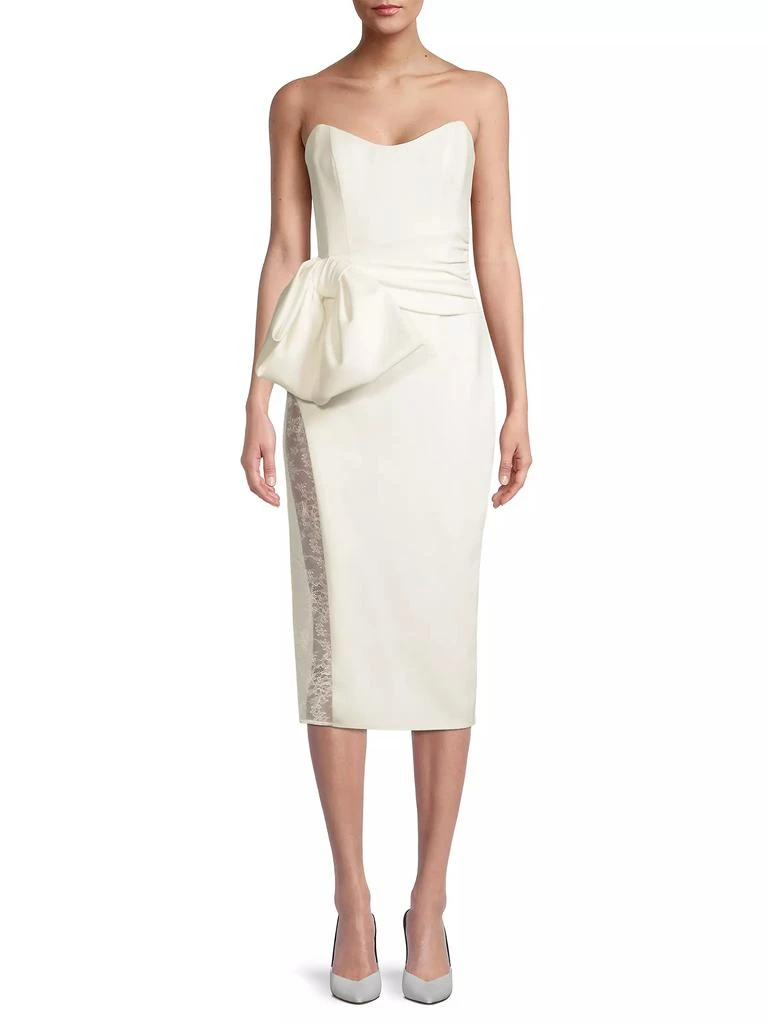 Katie May Natalie Bustier Lace Midi Dress 3