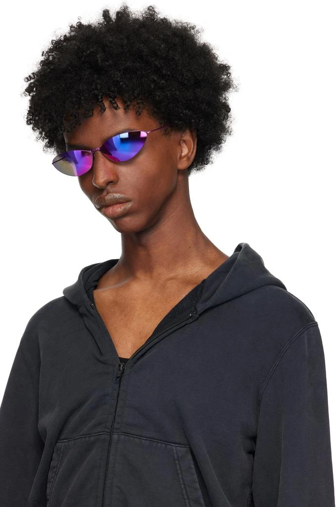 Balenciaga Purple Malibu Sunglasses 4