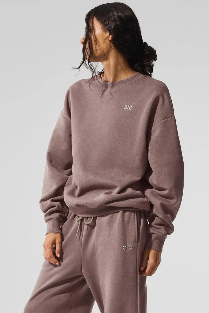 Alo Yoga Accolade Crew Neck Pullover - Mushroom 3