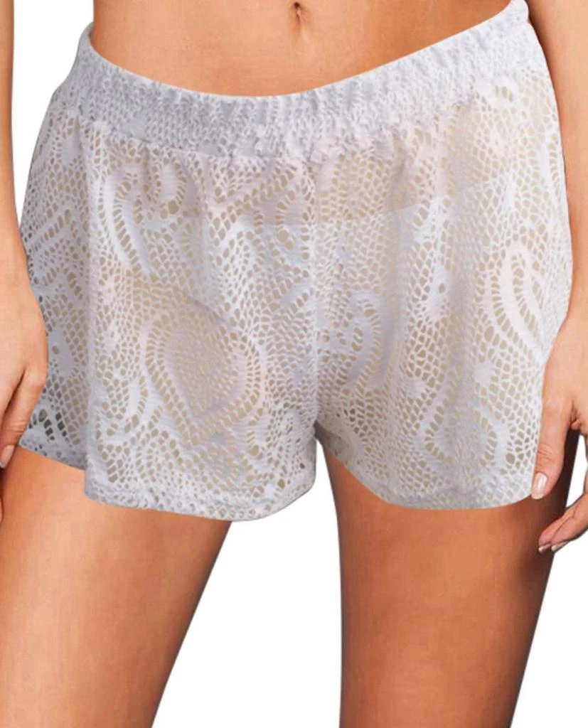 Beach Habitat Beach Habitat - Heart Crochet Cover Up Short