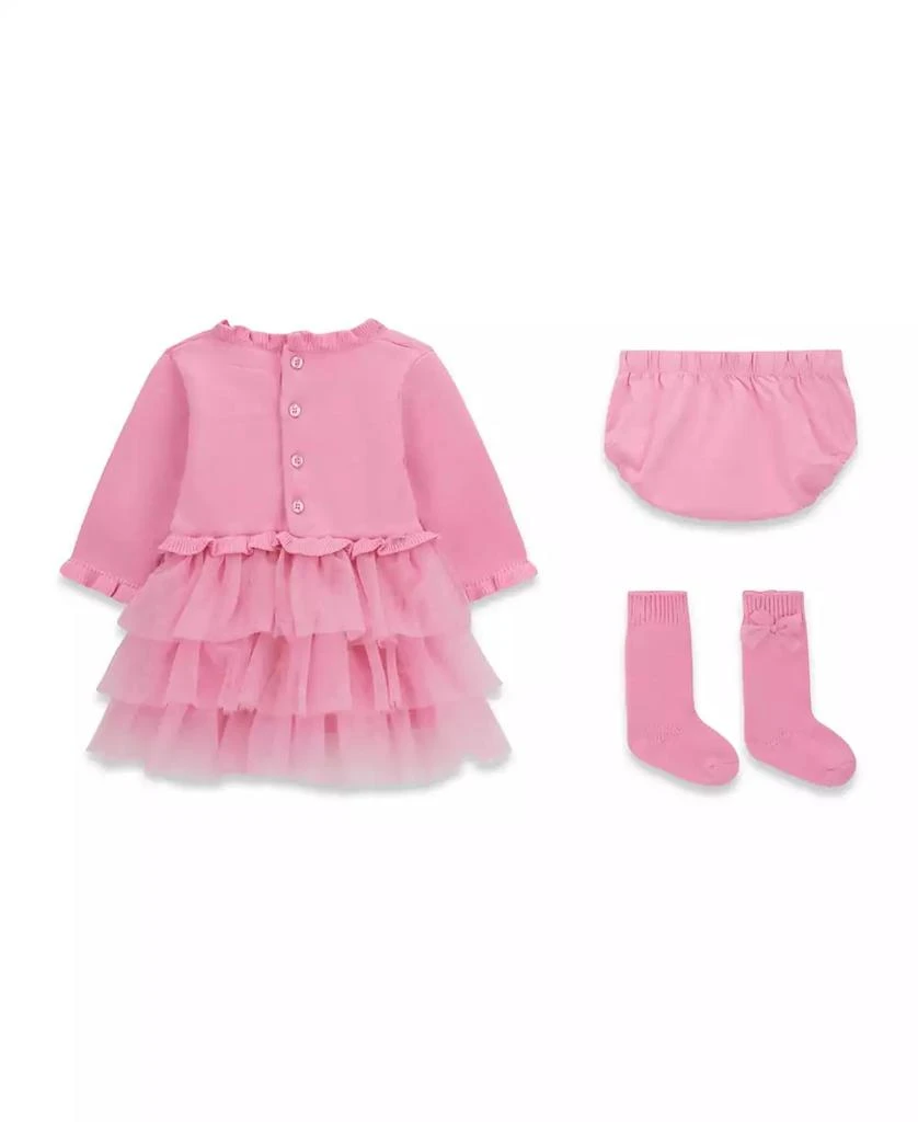 GUESS Baby Girls
 Dress, Diaper Cover and Socks, 3-Piece Set 2