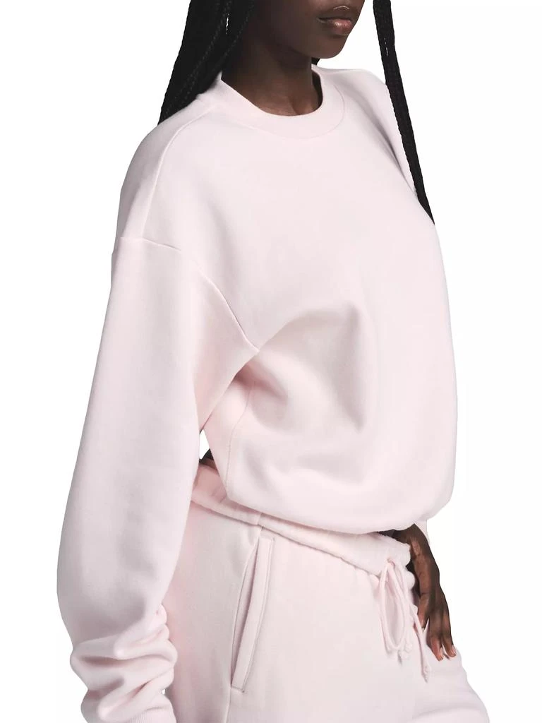 SKIMS Cotton Fleece Crewneck Sweatshirt 4