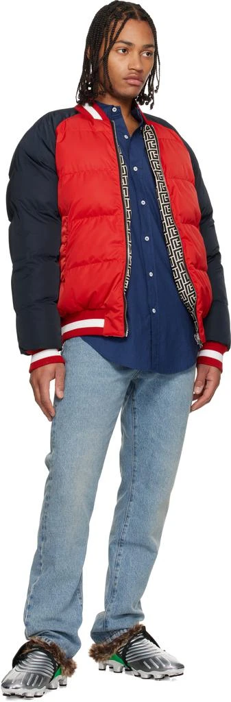 Balmain Silver
Green Half Time Faux Fur-Lined Mule Slip-on Loafers 5