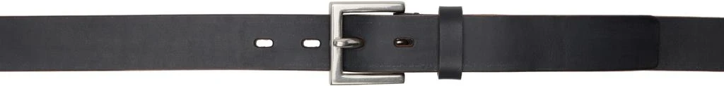 Y's For Men Black Plain Belt 1