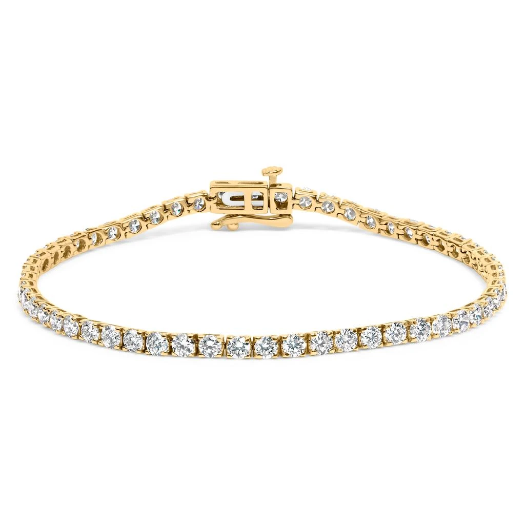 Haus of Brilliance 14K Gold 5.0 Cttw Lab Grown Diamond Tennis Bracelet 1
