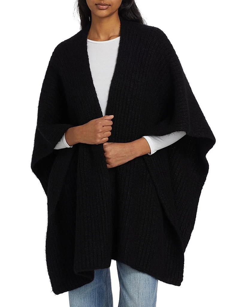 Sofia Cashmere Cashmere-Silk Chunky Knit Cape 3