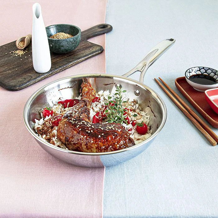 Cristel Stainless Steel 11" Wok 6