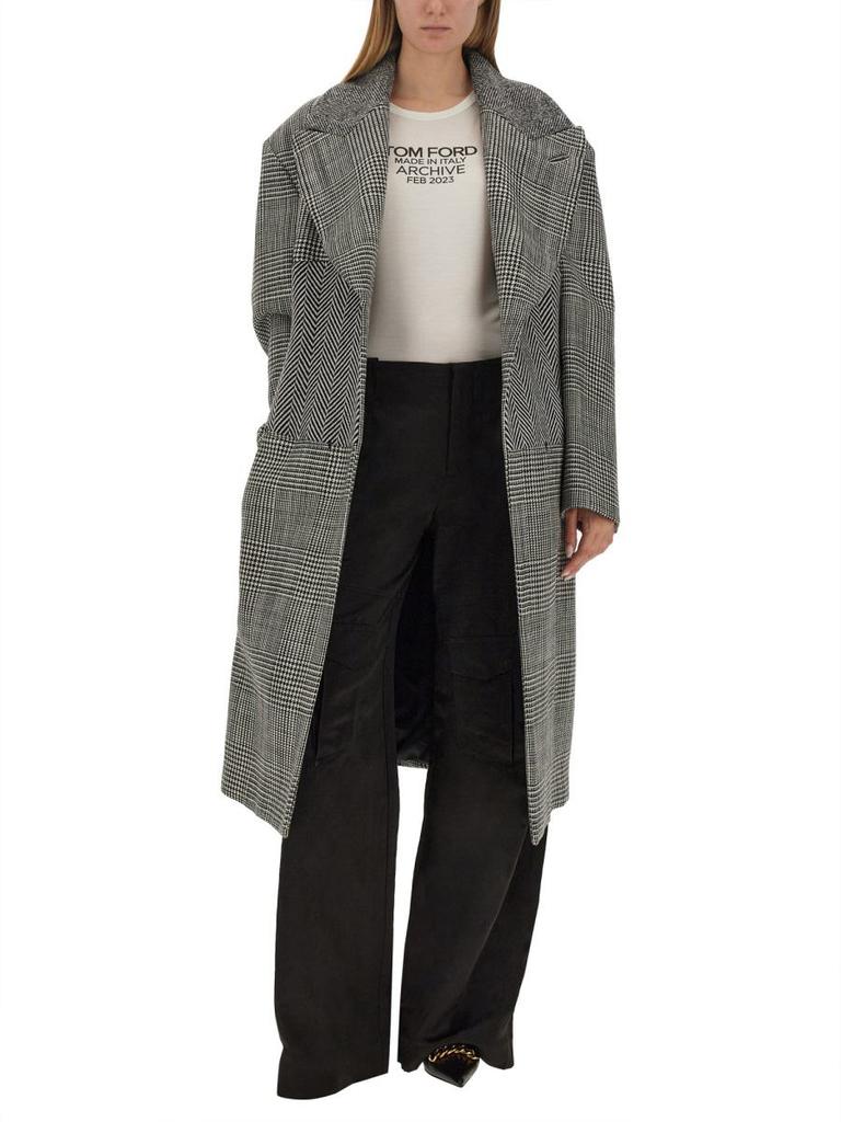【関税&送料込】Tom Ford Wool Patchwork Coat Tom Ford Tom Ford Wool Patchwork Coat - Coats - Compare