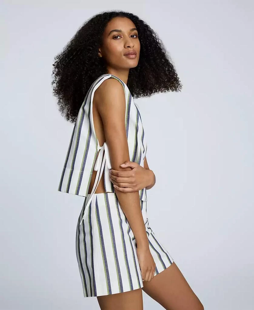 Kenneth Cole Women's Striped Tie-Side Tank Top 3