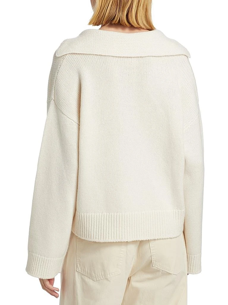 Rag & Bone Danica Wool &amp; Cashmere Polo Sweater 5